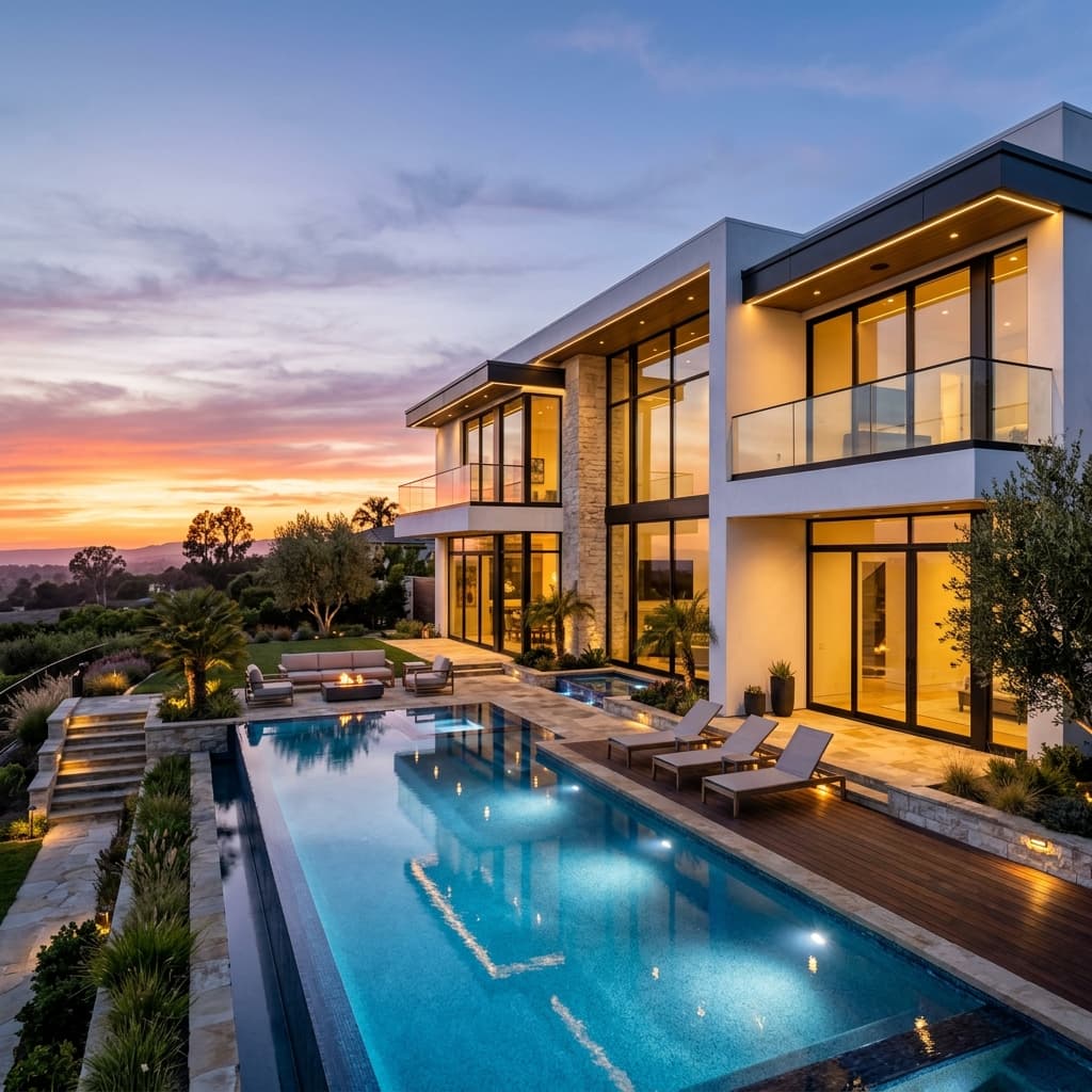 LAMAST DARI Luxury Villa at Dusk